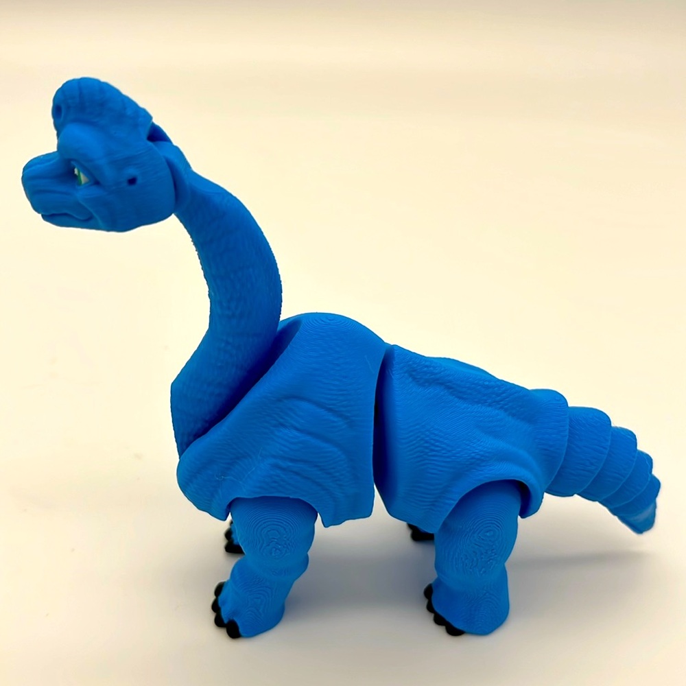 3D printed Articulated Brachiosaurus Fidget Toy Fun Collectible Stress…